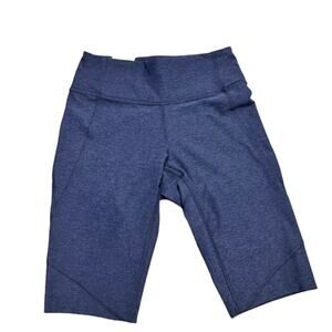 Outdoor Voices Double Time 10" Short Navy Blue Women's Size XS NWT Bike Shorts